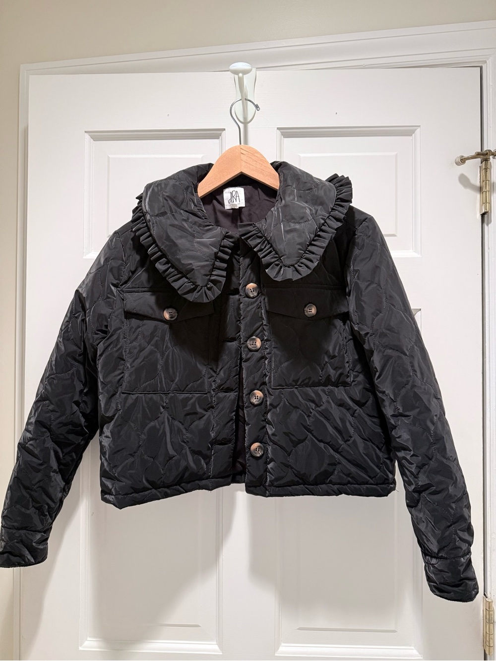 dRA Los Angeles style DRA-1188A quilted black puffer jacket Women’s Size X